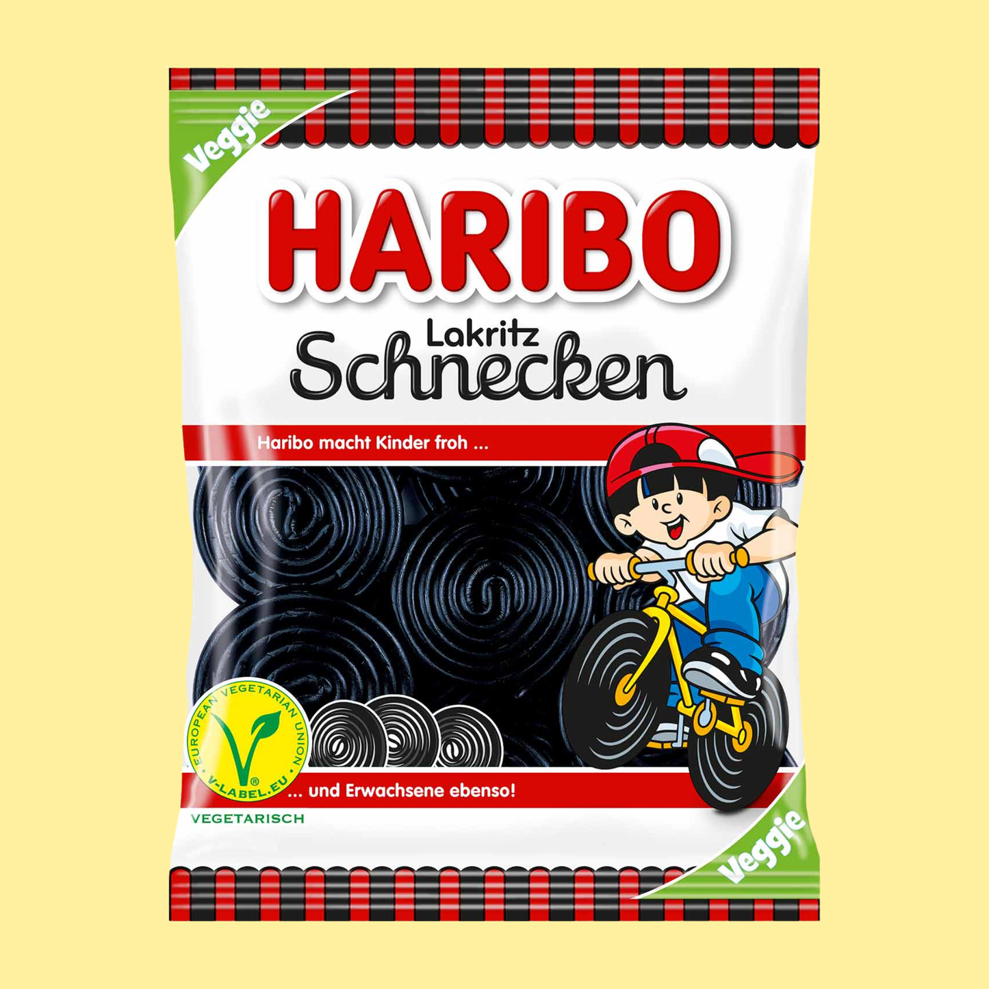 Haribo Lakritz Schnecken (175g - veggie)