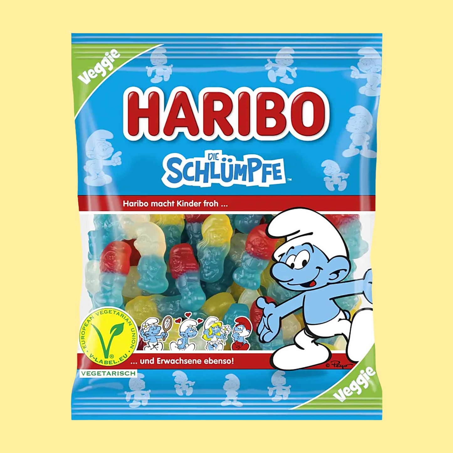 Haribo Schlümpfe (175g - vegetariano)