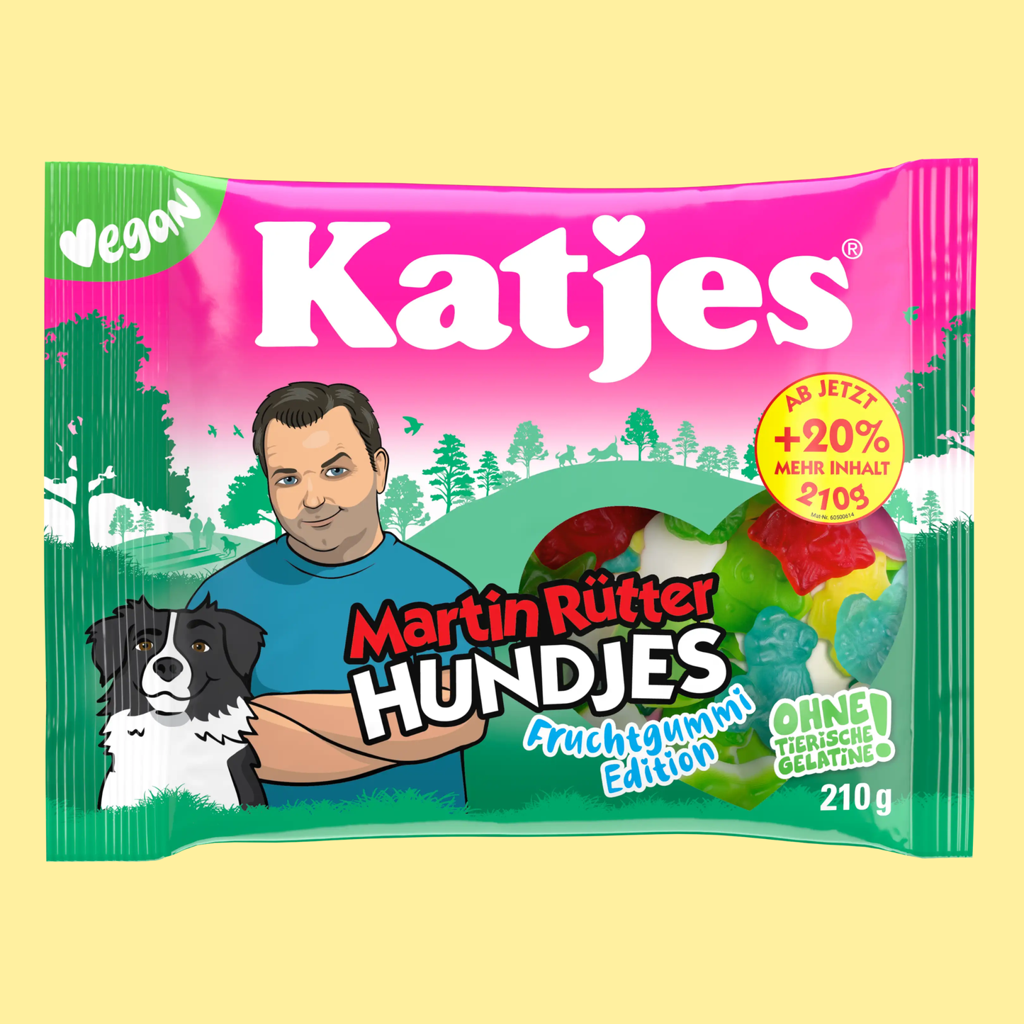 Katjes Hundjes 210g – German Vegan Gummy Candy – entry49