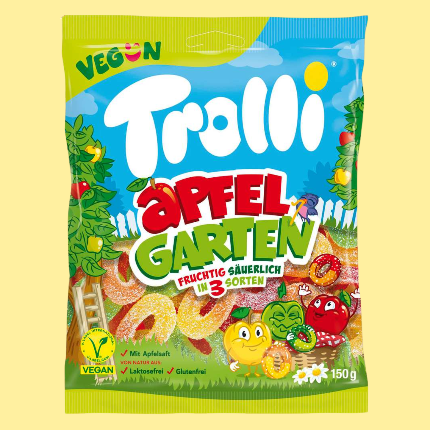 Trolli Apfelgarten 150g – German Gummy Candy – entry49