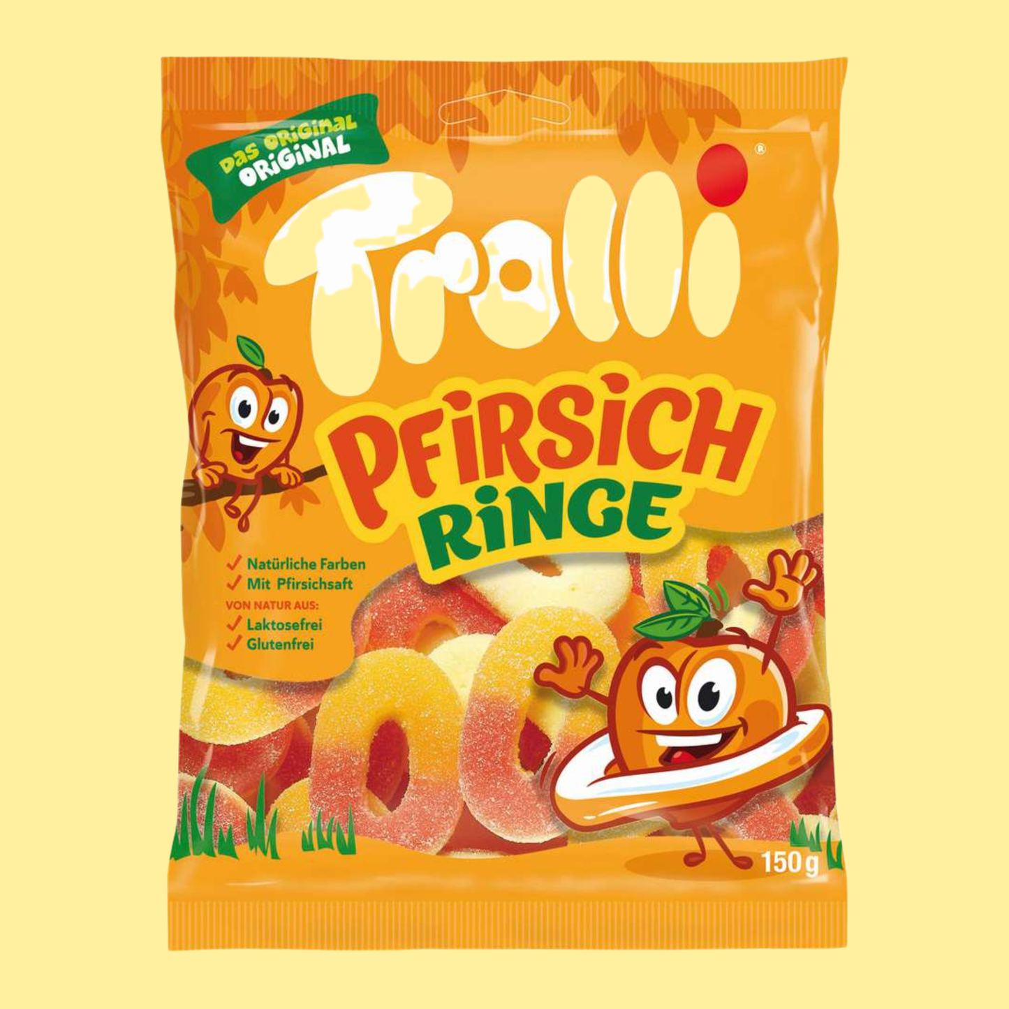 Trolli Pfirsichringe 150g – German Gummy Candy – entry49