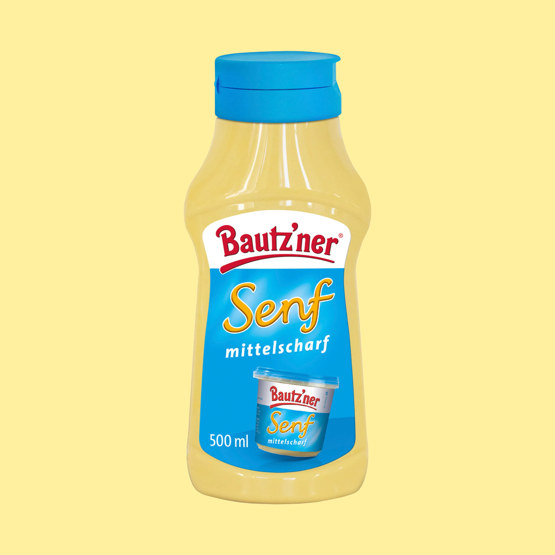 Bautzner Senf mittelscharf 500ml – German Mustard – entry49