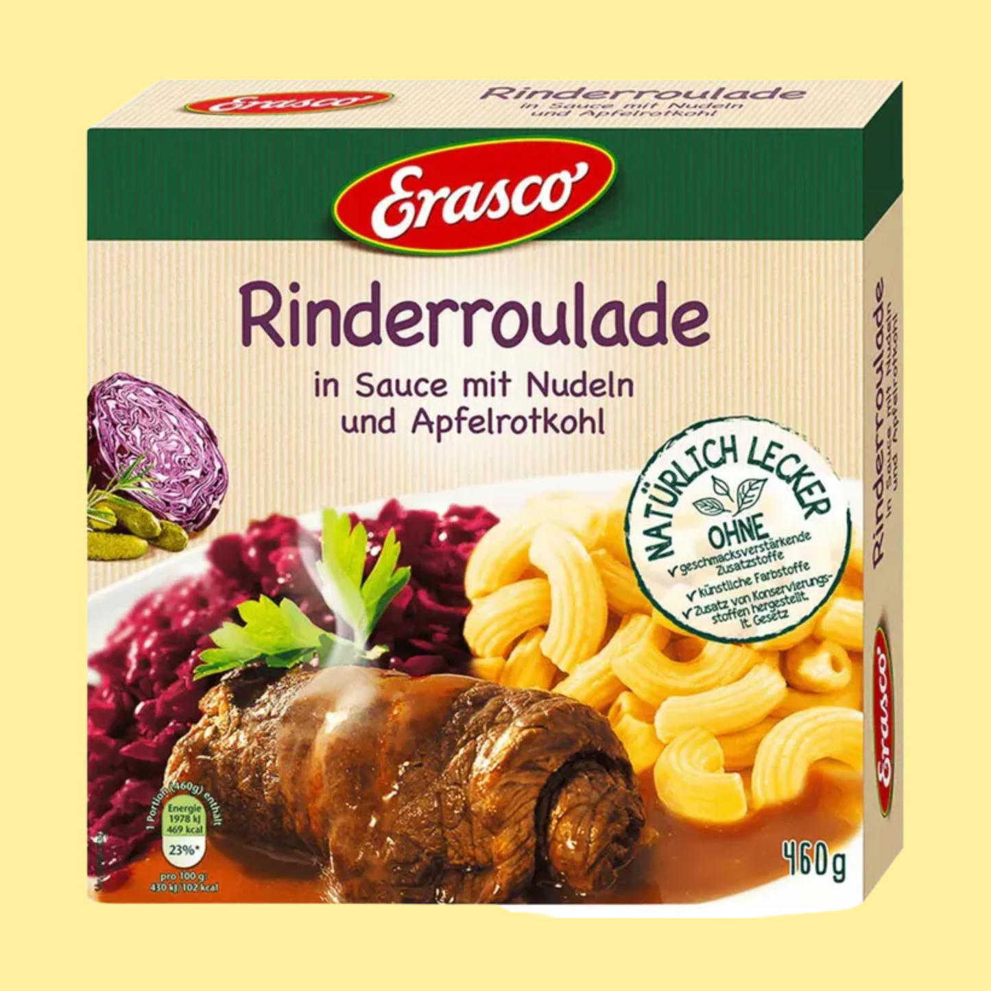 Erasco Rinderroulade 480g – German Ready Meal – entry49