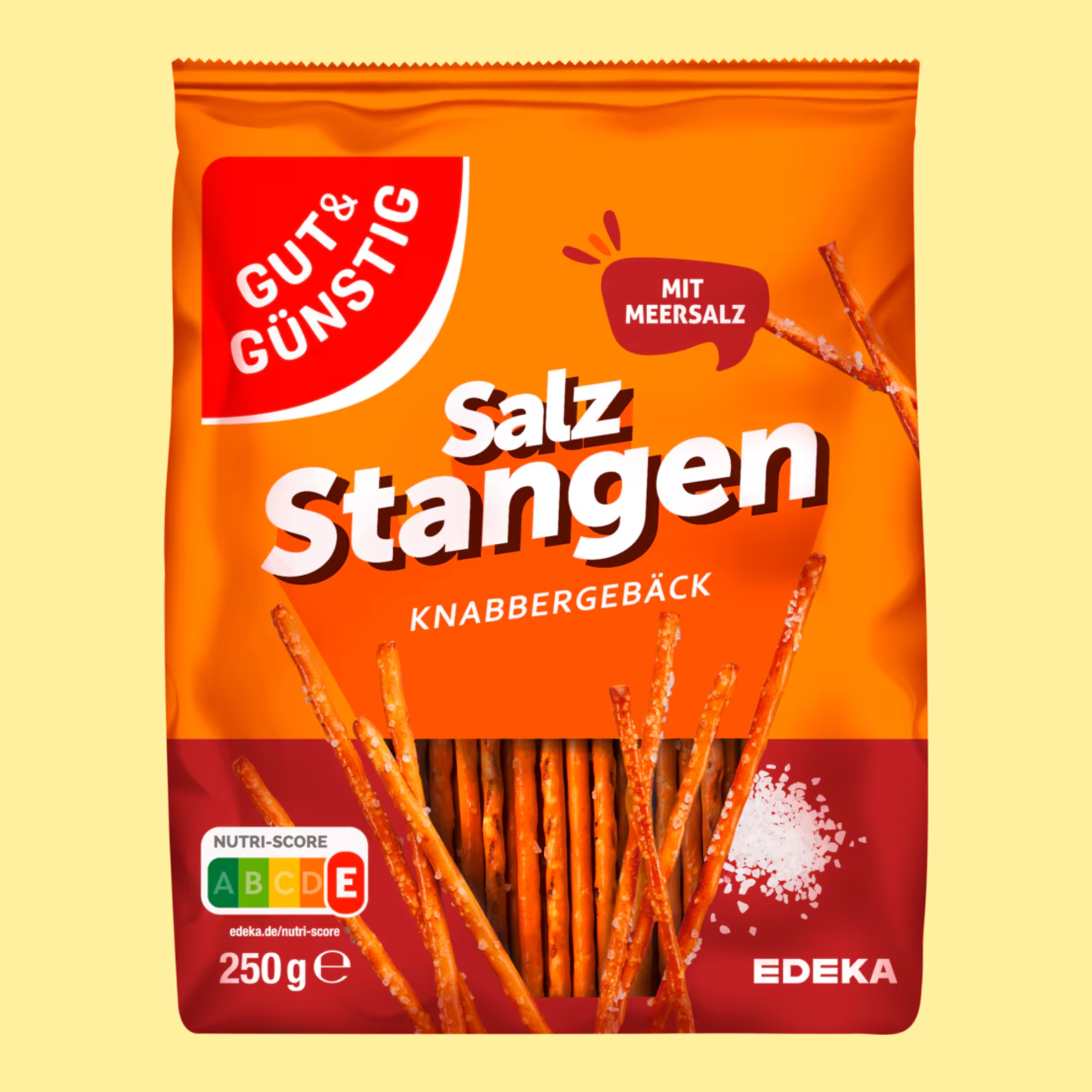 Gut&Günstig Salzstangen 250g – German Salty Snack – entry49