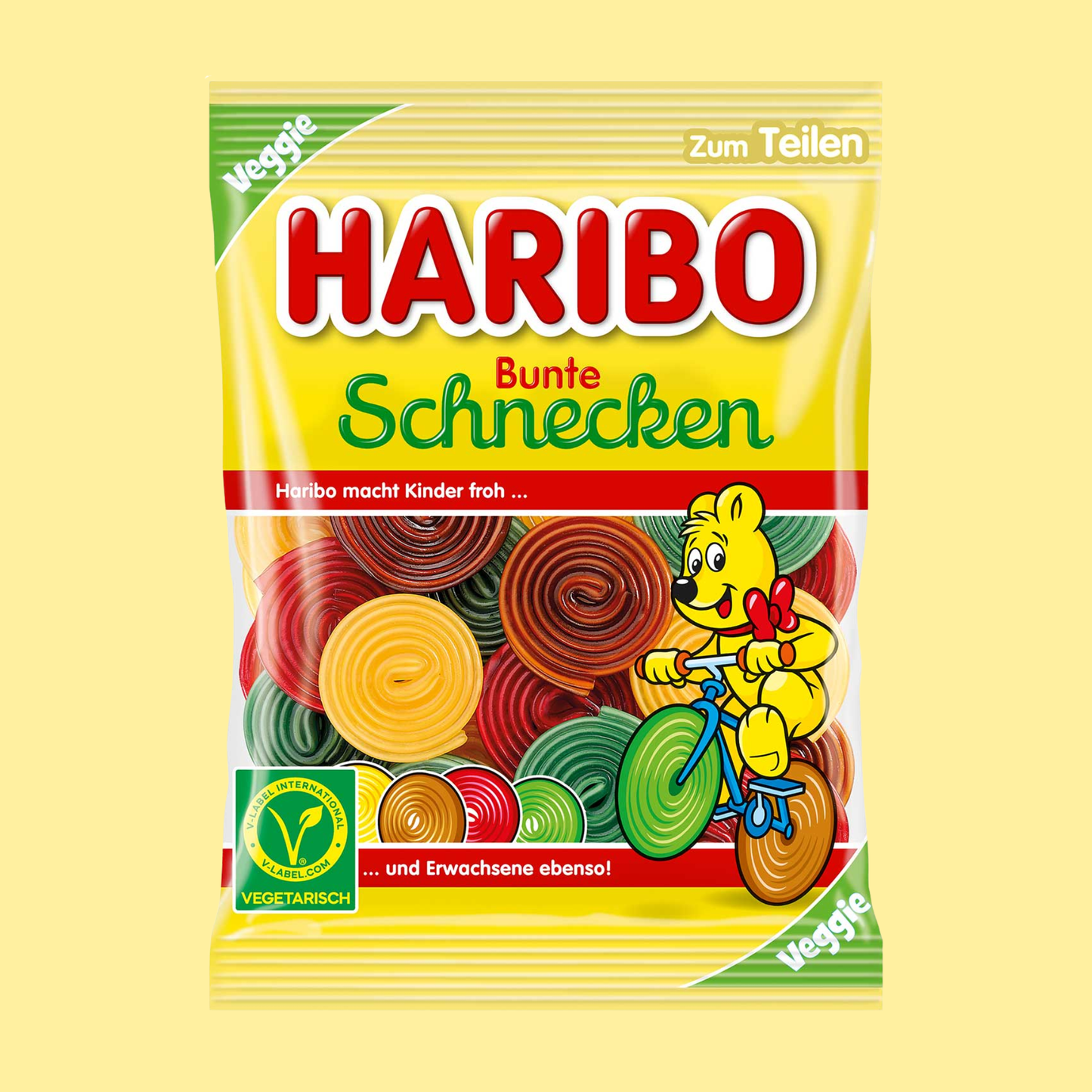 Haribo Bunte Schnecken (175g - vegetarisk)