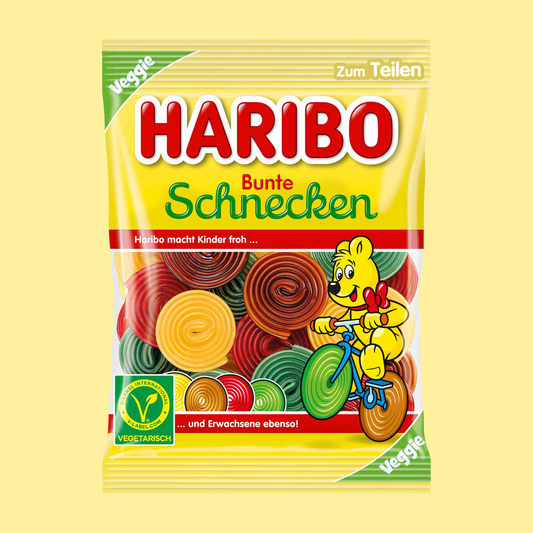 Haribo Bunte Schnecken (175g - veggie)