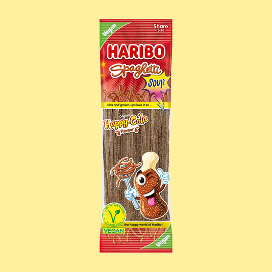 Haribo Spaghetti Happy Cola Sauer (200g - vegan)