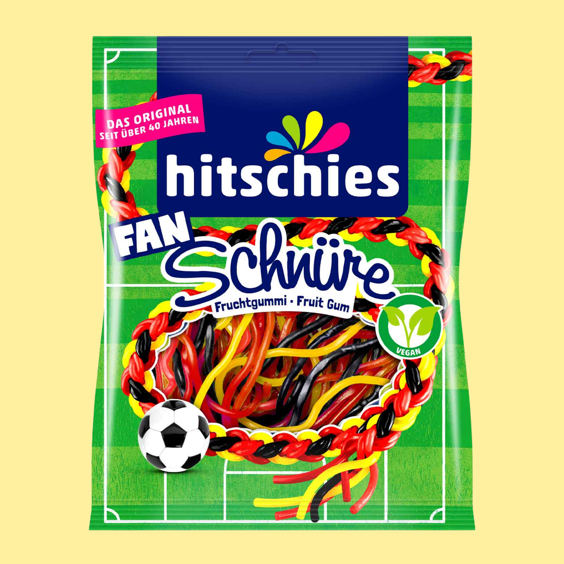 Hitschies Fan Schnüre 125g – German Vegan Gummy Candy – entry49