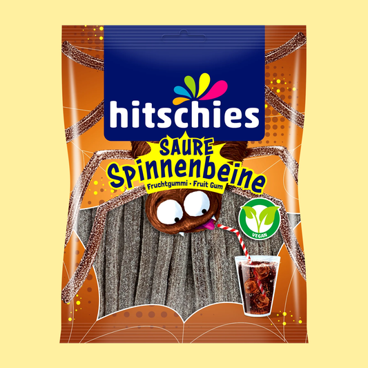 Hitschies Saure Spinnenbeine Cola 150g – German Vegan Gummy Candy – entry49