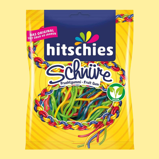 Hitschies Schnüre Mix 125g – German Vegan Gummy Candy – entry49