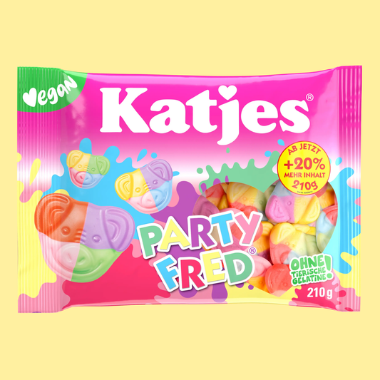 Katjes Party Fred 210g – German Vegan Gummy Candy – entry49