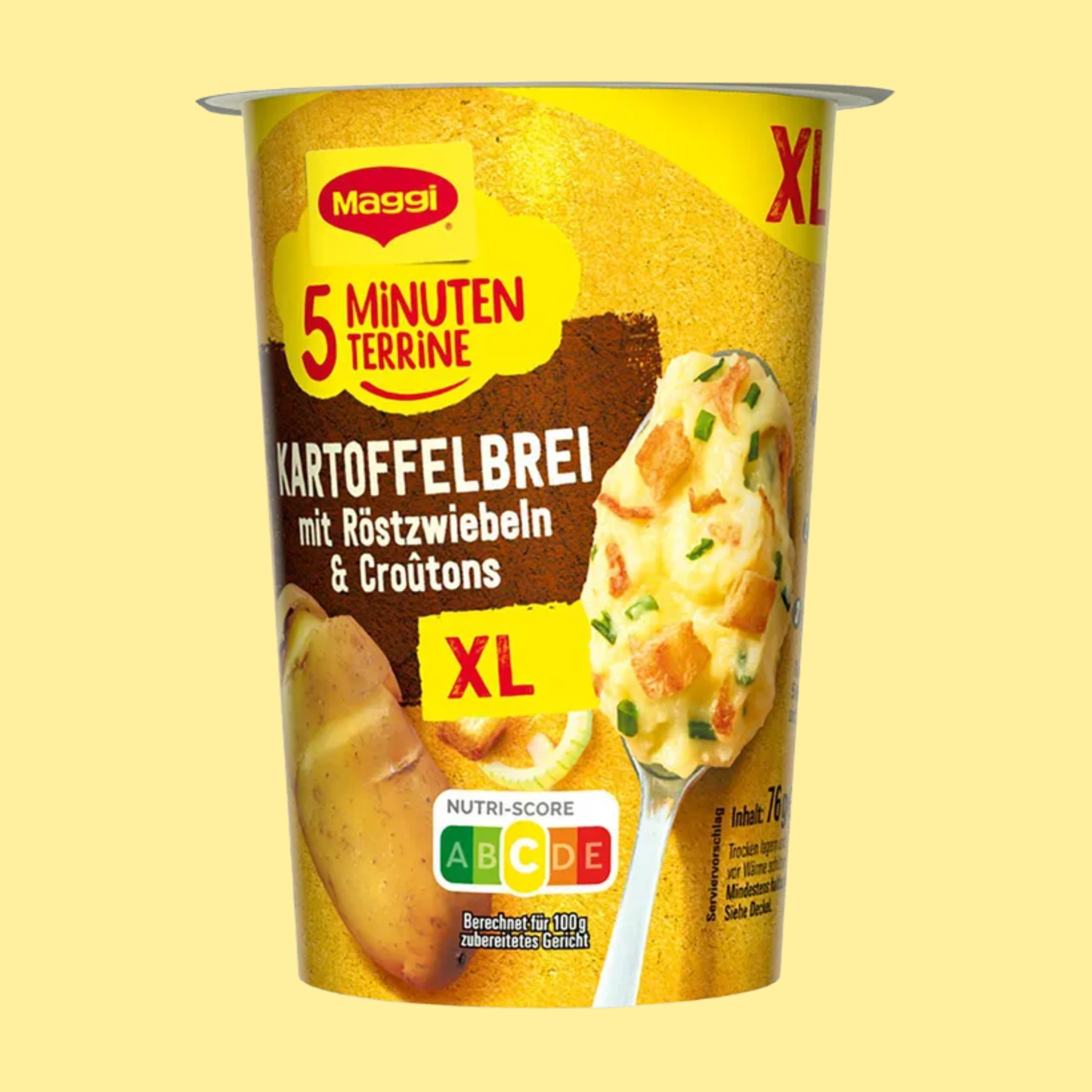 Maggi 5 Minuten Terrine Kartoffelbrei XL 76g – German Ready Meal – entry49
