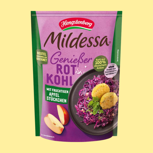 Mildessa Genießer Rotkohl mit Apfelstückchen 400g – German Canned Vegetable – entry49