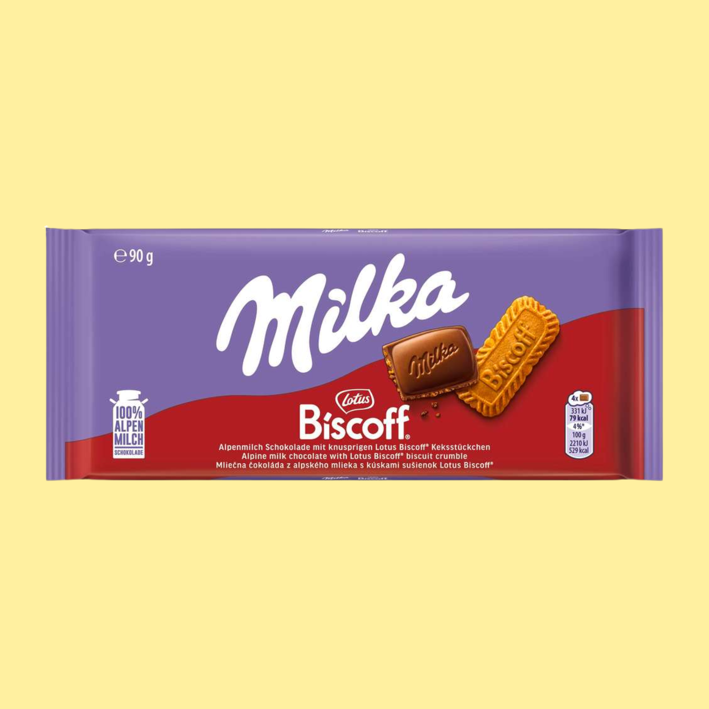 Milka Biscoff 90g – German Chocolate – entry49