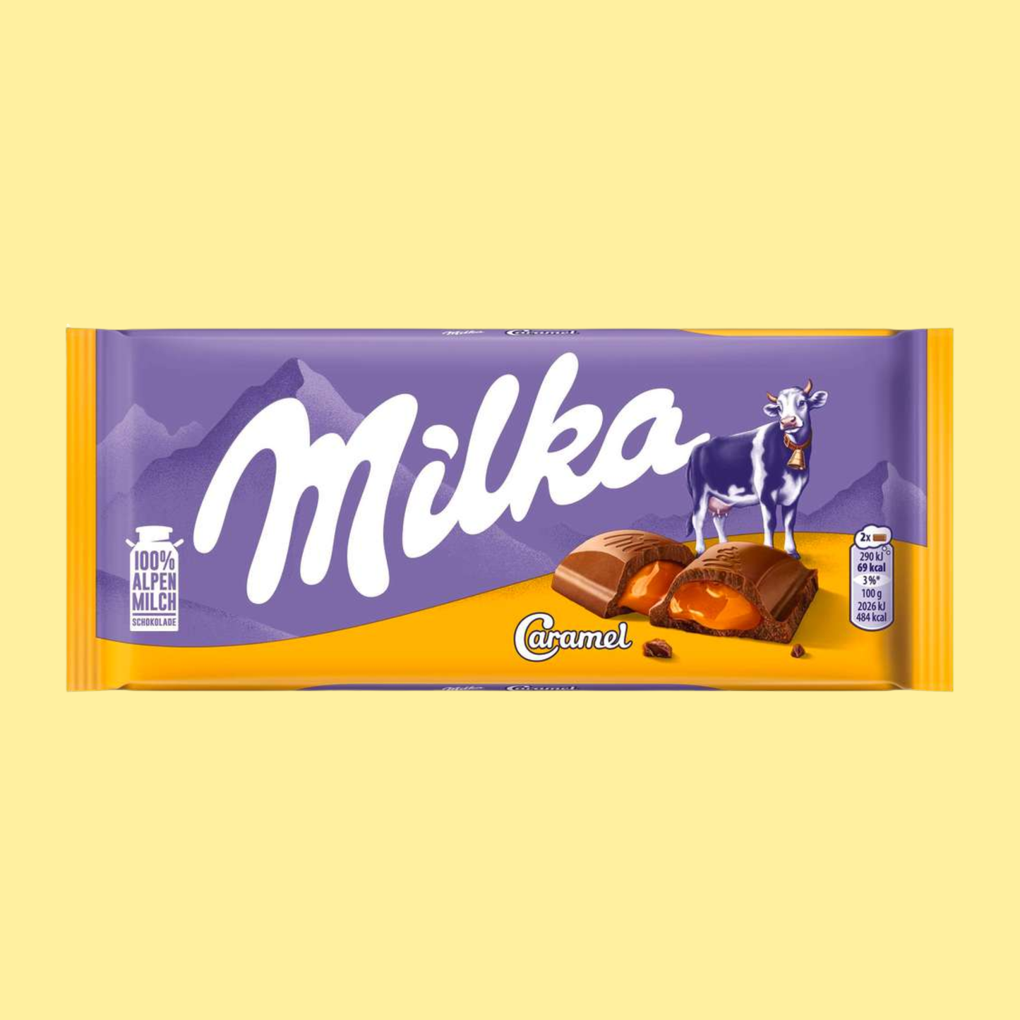 Milka Caramel 100g – German Chocolate – entry49