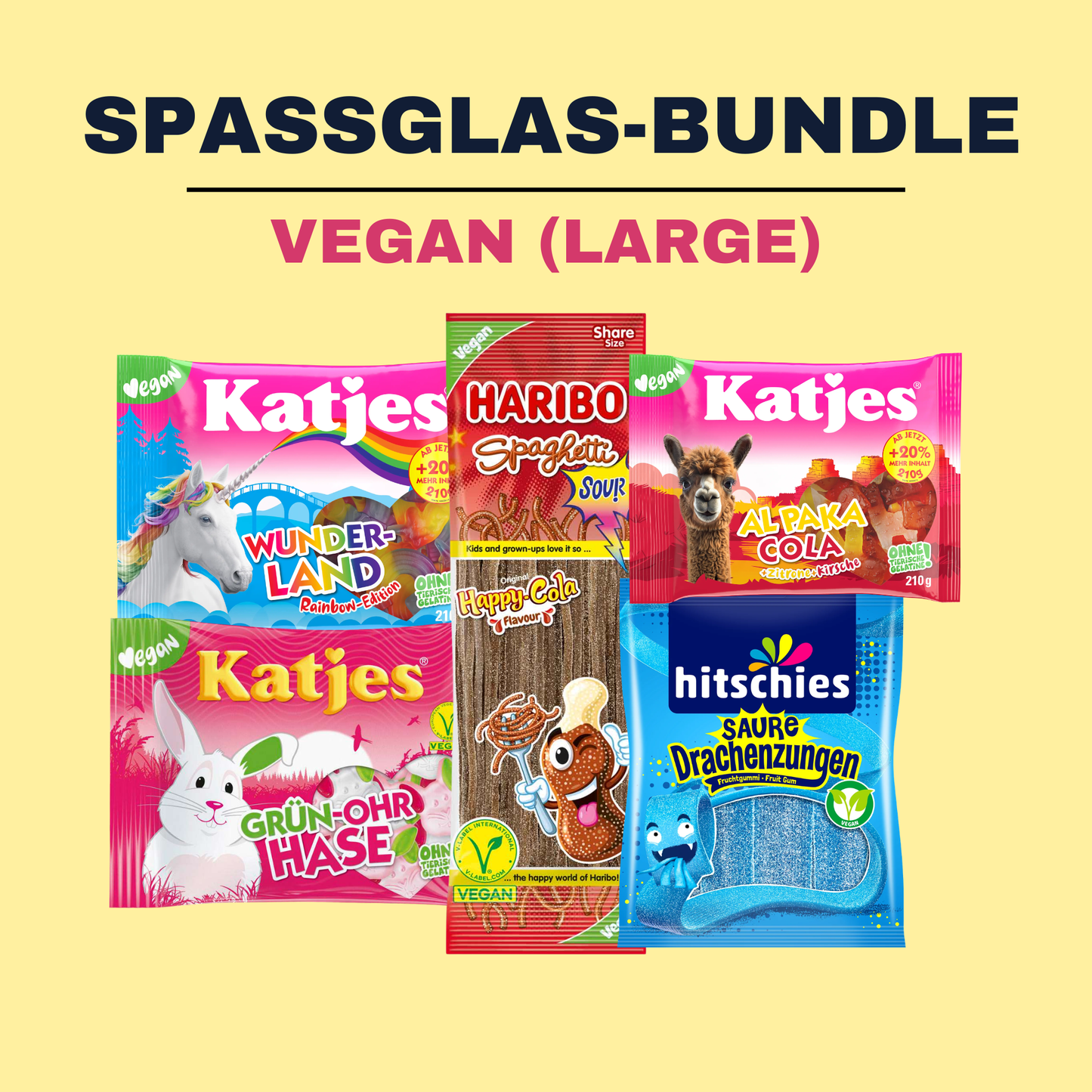 Pacote de Copos de Diversão Vegan (grande)