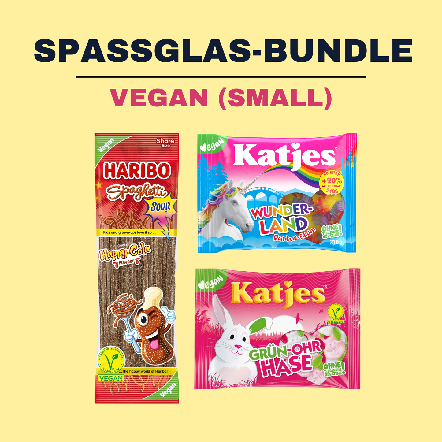 Spassglas-Bundle Vegan (pequeno)