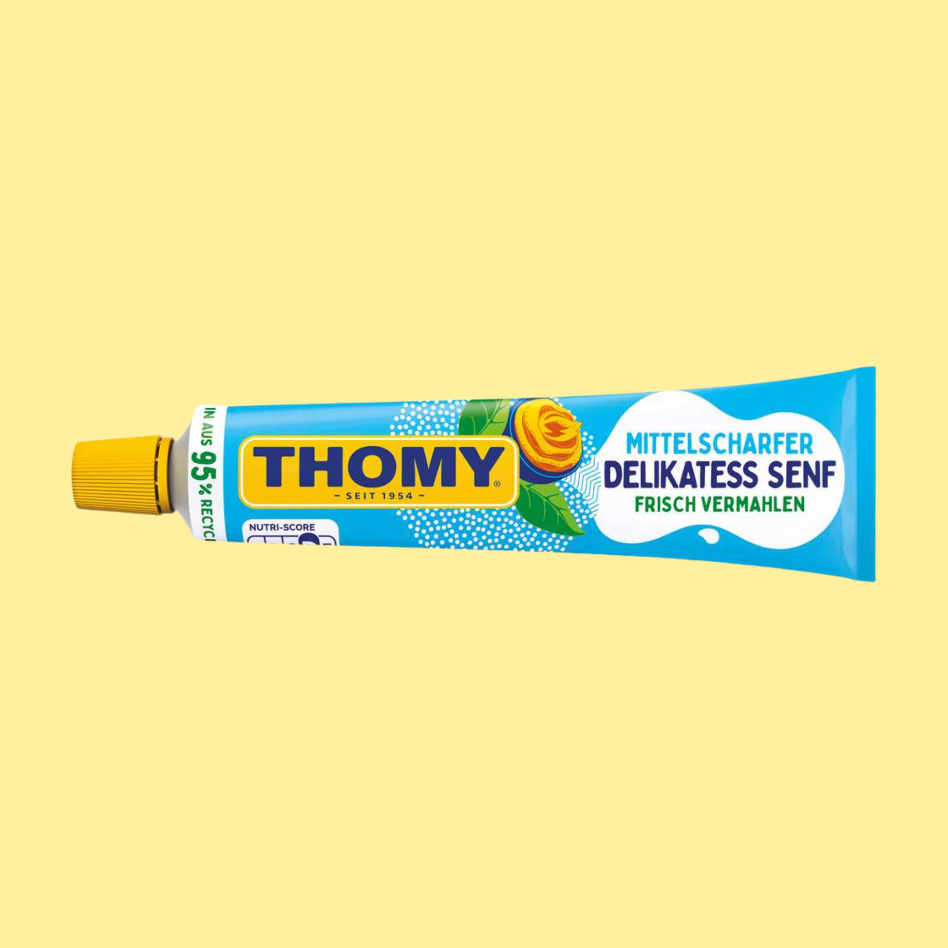 Thomy mittelscharfer Delikatess Senf 200ml – German Mustard – entry49