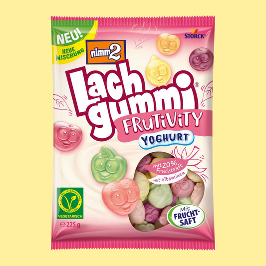 nimm2 Lachgummi Frutivity Yoghurt 225g – German Gummy Candy – entry49