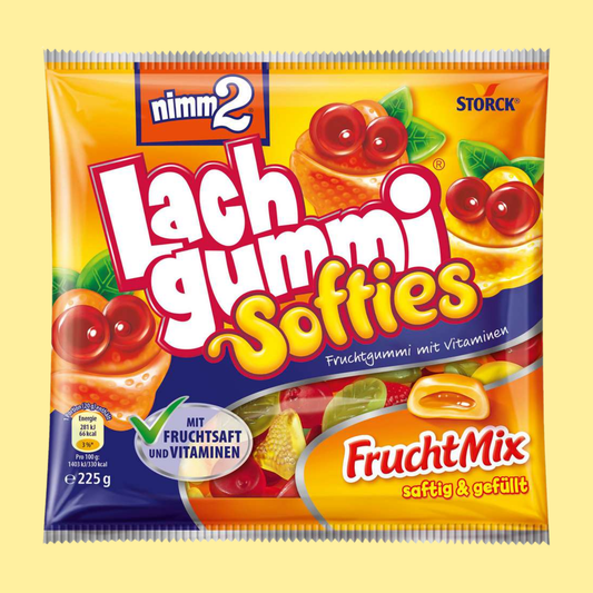 nimm2 Lachgummi Softies Frucht Mix 225g – German Gummy Candy – entry49